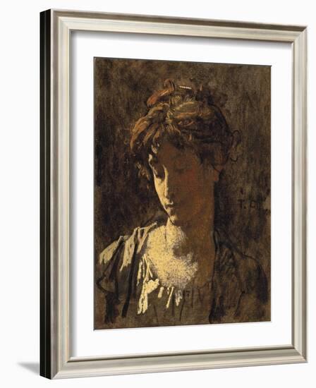 Portrait of a woman-Thomas Couture-Framed Giclee Print