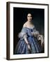 Portrait of a Woman-Franz Xaver Winterhalter-Framed Giclee Print