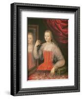 Portrait of a Woman-null-Framed Giclee Print