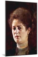Portrait of a Woman-Gustav Klimt-Mounted Art Print