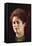 Portrait of a Woman-Gustav Klimt-Framed Stretched Canvas