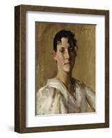 Portrait of a Woman-William Merritt Chase-Framed Giclee Print