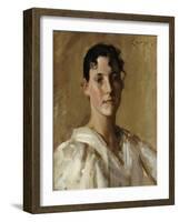 Portrait of a Woman-William Merritt Chase-Framed Giclee Print