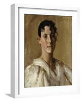 Portrait of a Woman-William Merritt Chase-Framed Giclee Print