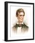 Portrait of a Young Abraham Lincoln-Stocktrek Images-Framed Art Print