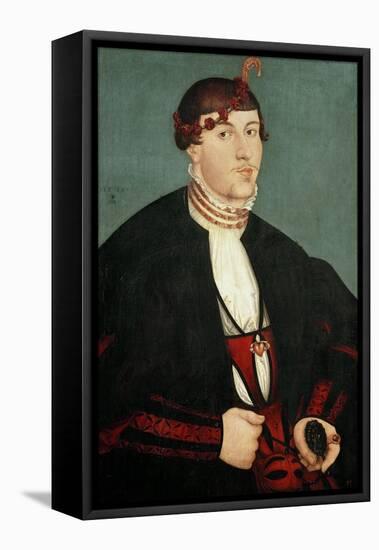 Portrait of a Young Aristocrat 1539, by Lucas Cranach the Elder-null-Framed Stretched Canvas