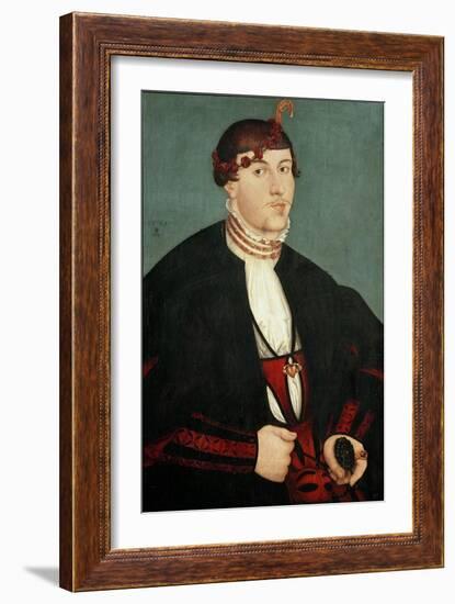 Portrait of a Young Aristocrat 1539, by Lucas Cranach the Elder-null-Framed Giclee Print