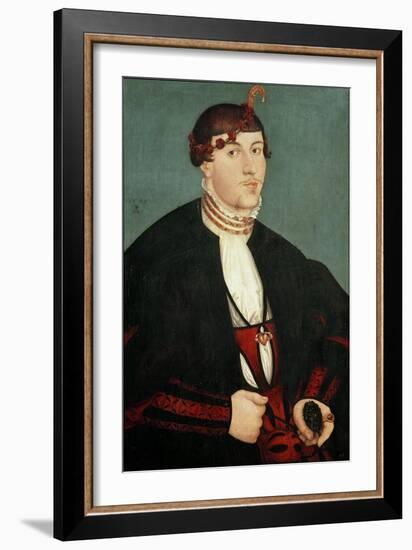 Portrait of a Young Aristocrat 1539, by Lucas Cranach the Elder-null-Framed Giclee Print