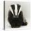 Portrait of a Young Badger (Meles Meles)-Mark Taylor-Stretched Canvas