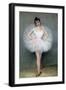 Portrait of a Young Ballerina-Pierre Carrier-belleuse-Framed Giclee Print