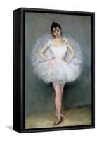 Portrait of a Young Ballerina-Pierre Carrier-belleuse-Framed Stretched Canvas