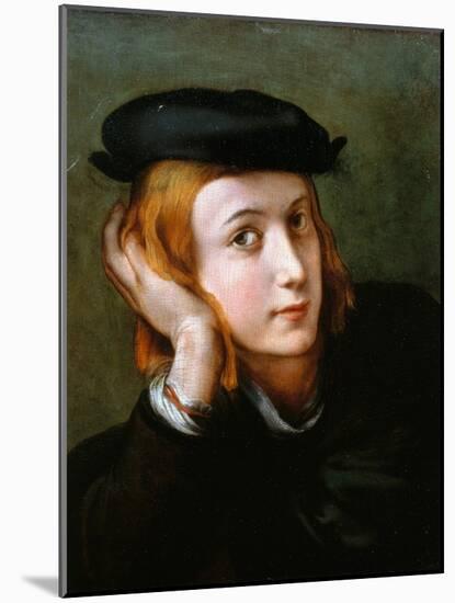 Portrait of a Young Blond Boy-Correggio-Mounted Giclee Print