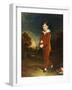 Portrait of a Young Boy in a Red Suit, Holding a Bow and Arrow-Arthur William Devis-Framed Giclee Print