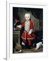 Portrait of a Young Boy in Hungarian Dress-Pierre-Joseph Redouté-Framed Giclee Print