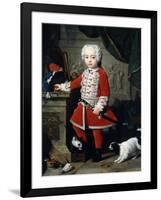 Portrait of a Young Boy in Hungarian Dress-Pierre-Joseph Redouté-Framed Giclee Print