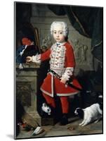 Portrait of a Young Boy in Hungarian Dress-Pierre Subleyras-Mounted Giclee Print