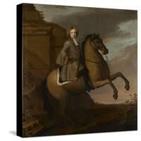 Portrait of a Young Boy on Horseback, C.1680s-90s-Michael Dahl-Stretched Canvas