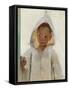 Portrait of a Young Boy Wearing a Burnous-Henri Jules Jean Geoffroy-Framed Stretched Canvas