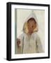 Portrait of a Young Boy Wearing a Burnous-Henri Jules Jean Geoffroy-Framed Giclee Print