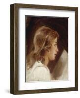 Portrait of a Young Boy-George Romney-Framed Giclee Print