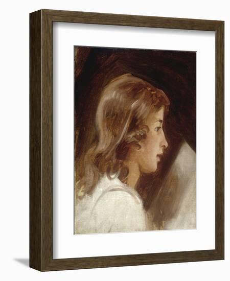 Portrait of a Young Boy-George Romney-Framed Giclee Print