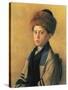 Portrait of a Young Boy-Isidor Kaufmann-Stretched Canvas