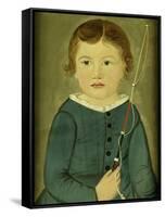 Portrait of a Young Boy-William Matthew Prior-Framed Stretched Canvas