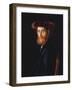 Portrait of a Young Cassidic Man-Isidor Kaufmann-Framed Giclee Print