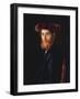 Portrait of a Young Cassidic Man-Isidor Kaufmann-Framed Giclee Print