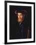 Portrait of a Young Cassidic Man-Isidor Kaufmann-Framed Giclee Print