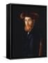 Portrait of a Young Cassidic Man-Isidor Kaufmann-Framed Stretched Canvas