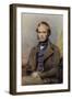 Portrait of a Young Charles Darwin. DOWN House. Drawing on Paper., 1960S (Photo)-James L Stanfield-Framed Giclee Print