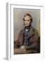 Portrait of a Young Charles Darwin. DOWN House. Drawing on Paper., 1960S (Photo)-James L Stanfield-Framed Giclee Print