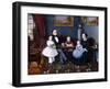 Portrait of a Young Family, 1855-Aleksei Iagodnikov-Framed Giclee Print