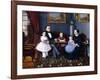 Portrait of a Young Family, 1855-Aleksei Iagodnikov-Framed Giclee Print