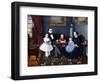 Portrait of a Young Family, 1855-Aleksei Iagodnikov-Framed Giclee Print