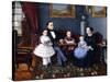 Portrait of a Young Family, 1855-Aleksei Iagodnikov-Stretched Canvas