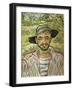 Portrait of a Young Farmer, 1889-Vincent van Gogh-Framed Giclee Print