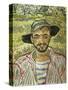 Portrait of a Young Farmer, 1889-Vincent van Gogh-Stretched Canvas
