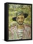 Portrait of a Young Farmer, 1889-Vincent van Gogh-Framed Stretched Canvas