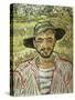 Portrait of a Young Farmer, 1889-Vincent van Gogh-Stretched Canvas