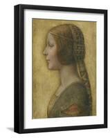 Portrait of a Young Fiancee-Leonardo da Vinci-Framed Giclee Print
