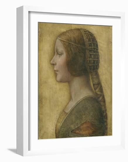 Portrait of a Young Fiancee-Leonardo da Vinci-Framed Giclee Print