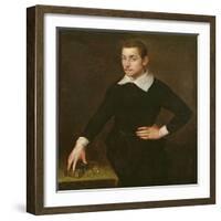 Portrait of a Young Florentine Goldsmith-Agnolo Bronzino-Framed Giclee Print