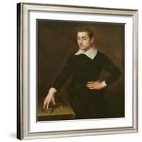 Portrait of a Young Florentine Goldsmith-Agnolo Bronzino-Framed Giclee Print