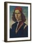Portrait of a Young Florentine Nobleman, c15th century, (1907)-Sandro Botticelli-Framed Giclee Print