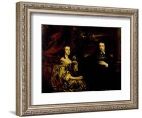 Portrait of a Young Gentleman and His Wife, C.1655-58-Sir Peter Lely-Framed Giclee Print