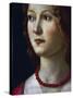 Portrait of a Young Girl, 1485-Domenico Ghirlandaio-Stretched Canvas