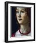 Portrait of a Young Girl, 1485-Domenico Ghirlandaio-Framed Giclee Print