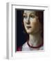 Portrait of a Young Girl, 1485-Domenico Ghirlandaio-Framed Giclee Print